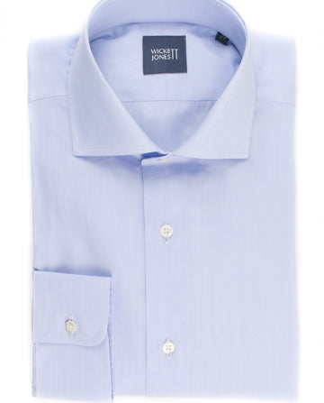 Camisa 100% Algodón en Azul Claro